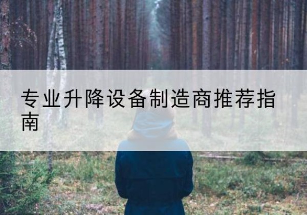 惠阳电动剪叉升降平台厂家-专业升降设备制造商推荐指南